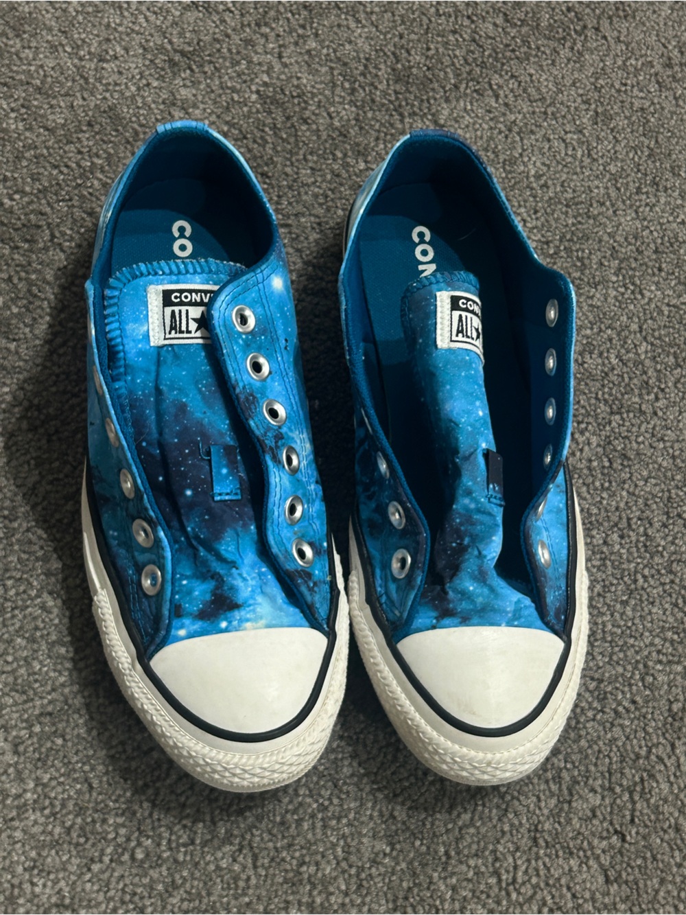 Converse Blue Galaxy Sneakers